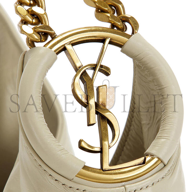 Y51 HORTENSE SMALL HOBO IN SHINY LEATHER 871222 (24.5*22.5*8.5cm)